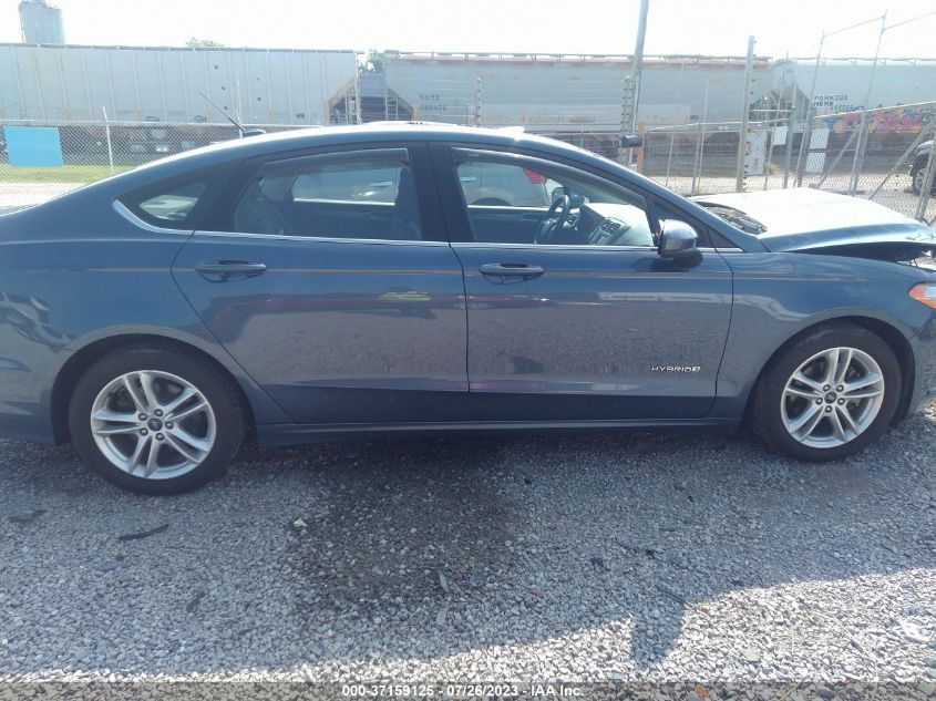 2018 FORD FUSION HYBRID SE - 3FA6P0LU9JR102604