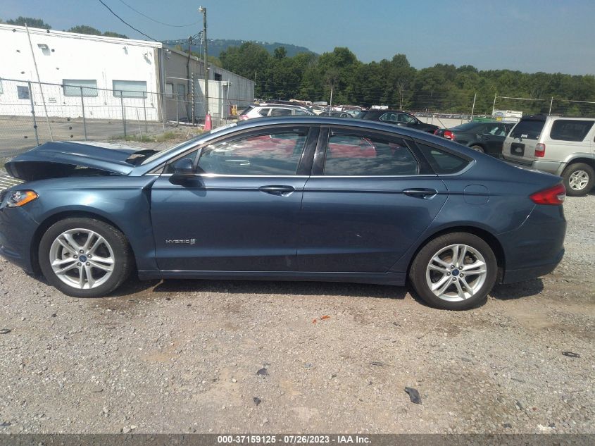 2018 FORD FUSION HYBRID SE - 3FA6P0LU9JR102604