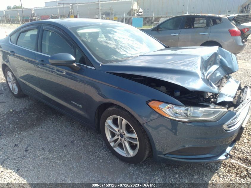 2018 FORD FUSION HYBRID SE - 3FA6P0LU9JR102604