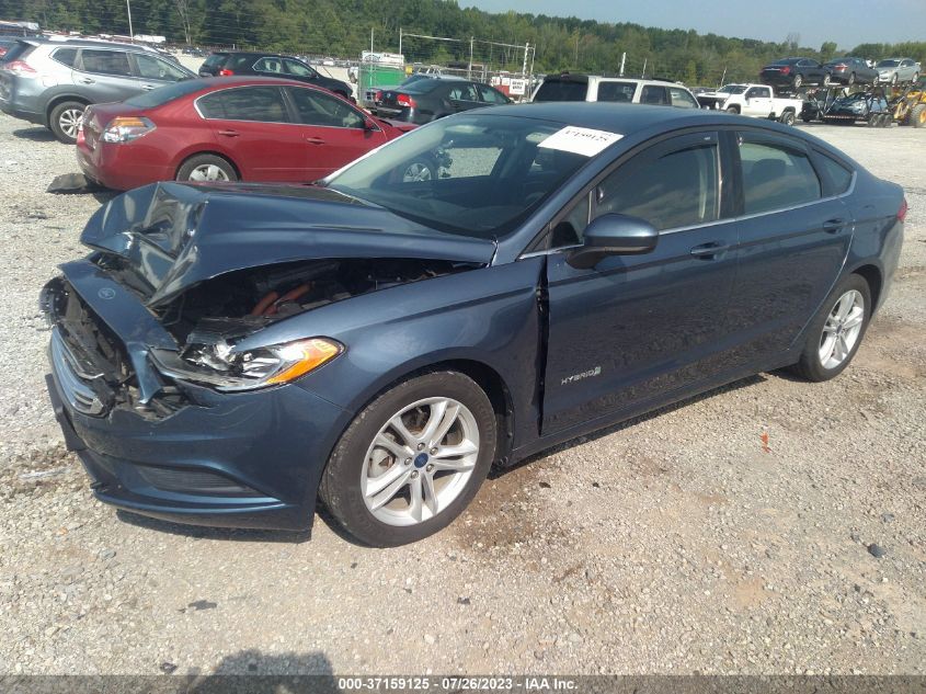 2018 FORD FUSION HYBRID SE - 3FA6P0LU9JR102604