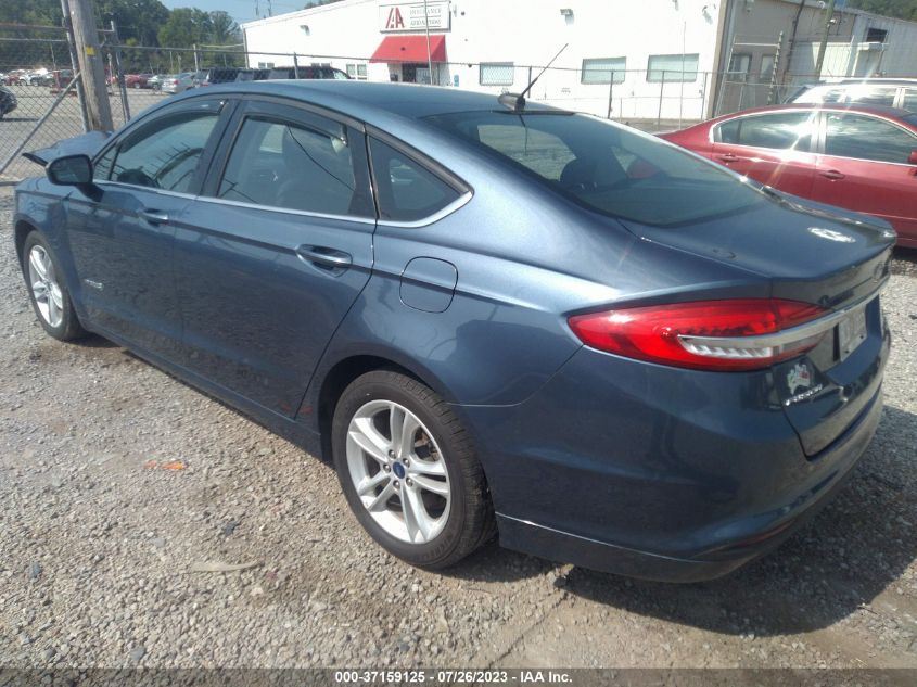 2018 FORD FUSION HYBRID SE - 3FA6P0LU9JR102604