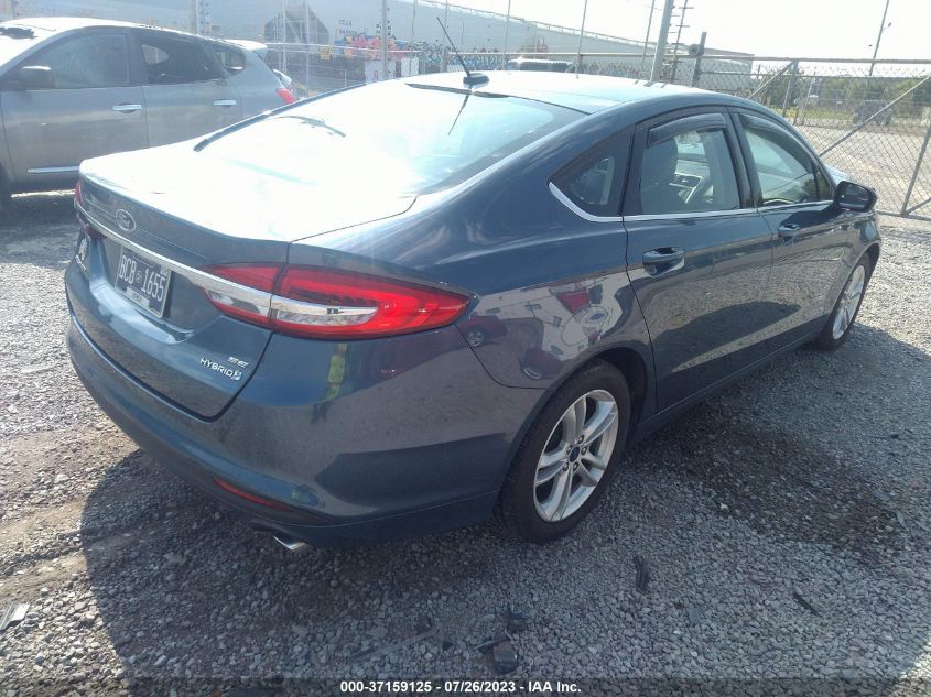 2018 FORD FUSION HYBRID SE - 3FA6P0LU9JR102604