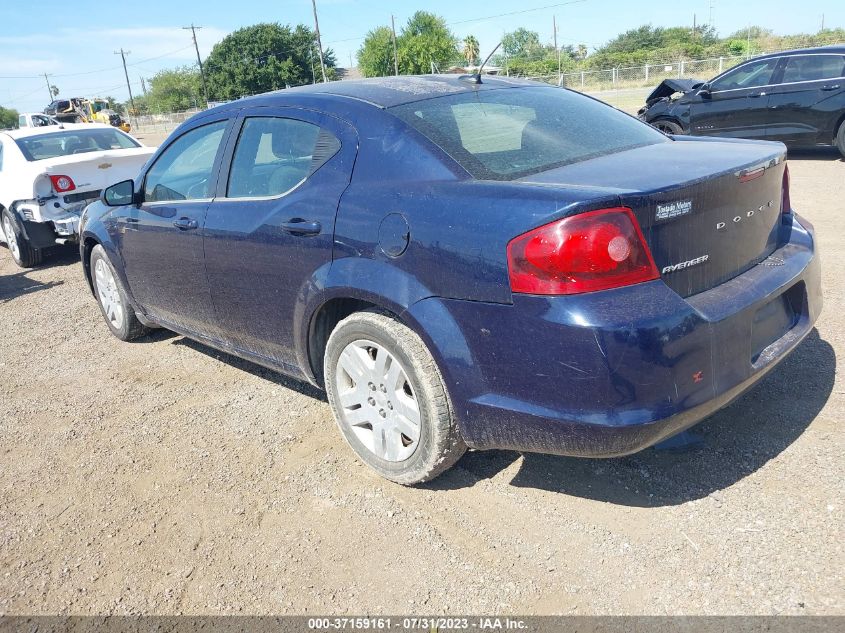 2013 DODGE AVENGER SE - 1C3CDZAB4DN540504