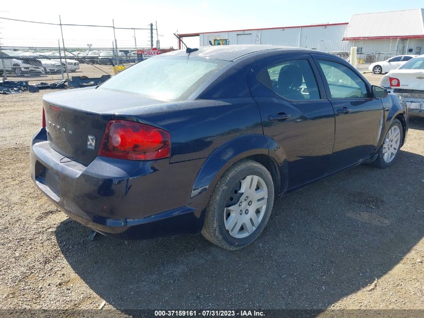 2013 DODGE AVENGER SE - 1C3CDZAB4DN540504