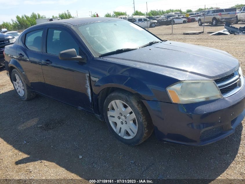 2013 DODGE AVENGER SE - 1C3CDZAB4DN540504