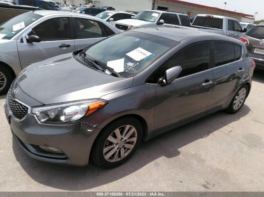 2014 KIA FORTE 5-DOOR EX - KNAFX5A8XE5165536
