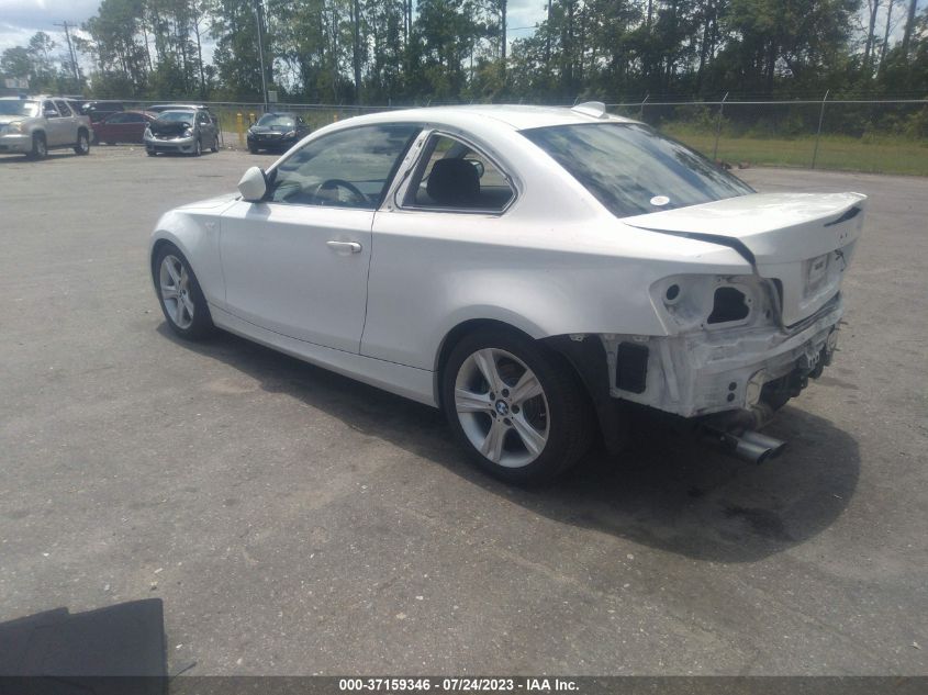2013 BMW 1 SERIES 128I WBAUP7C54DVP24924