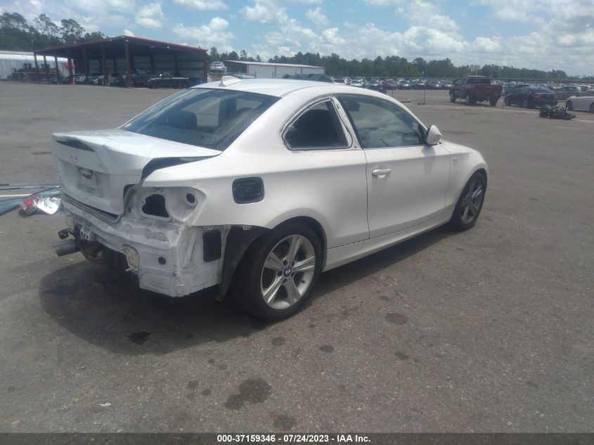 2013 BMW 1 SERIES 128I WBAUP7C54DVP24924