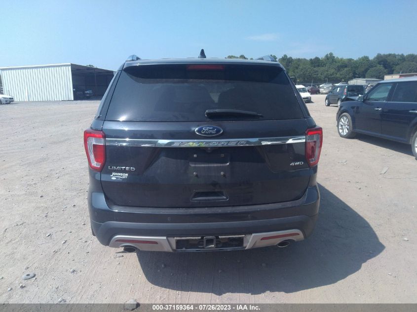2017 FORD EXPLORER LIMITED - 1FM5K8F86HGB69644