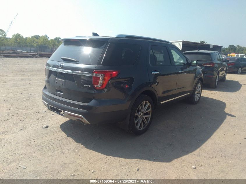 2017 FORD EXPLORER LIMITED - 1FM5K8F86HGB69644