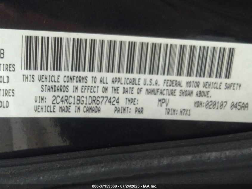 2013 CHRYSLER TOWN & COUNTRY TOURING - 2C4RC1BG1DR677424