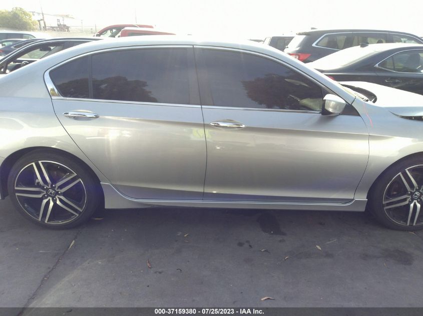 2016 HONDA ACCORD SEDAN SPORT - 1HGCR2F50GA245422
