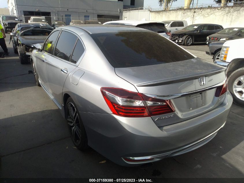 2016 HONDA ACCORD SEDAN SPORT - 1HGCR2F50GA245422
