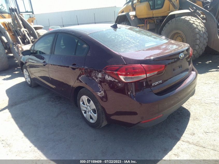 2017 KIA FORTE LX - 3KPFK4A78HE132238