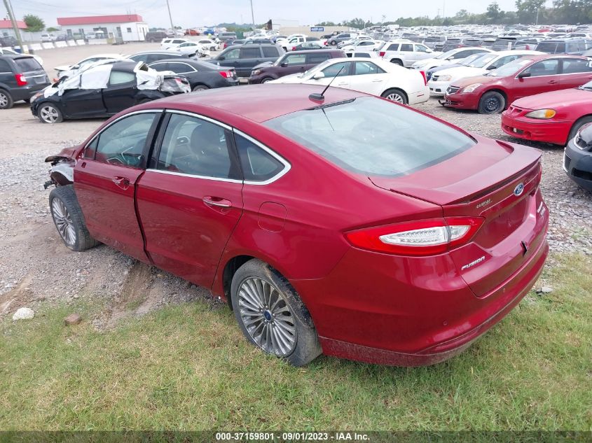 2014 FORD FUSION TITANIUM HYBRID 3FA6P0RU6ER386304