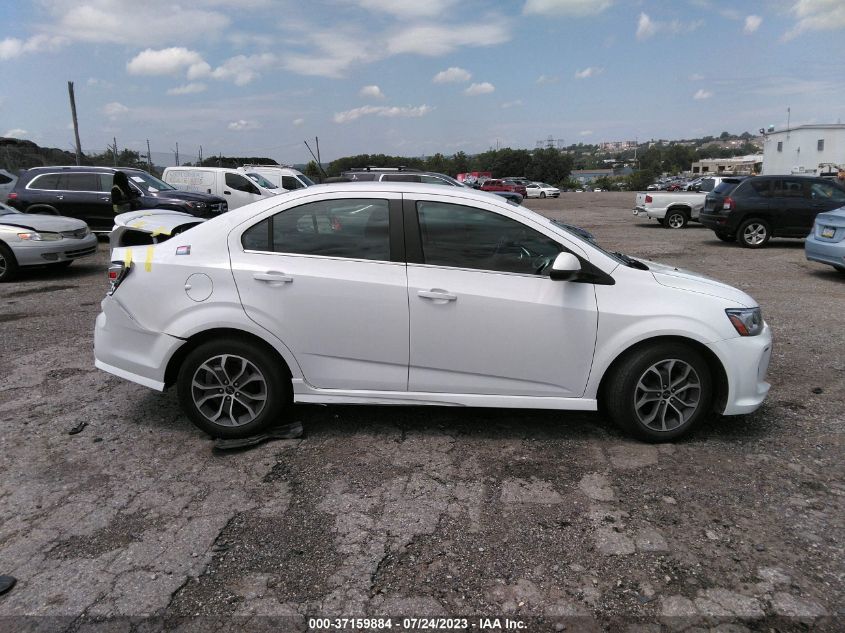 2019 CHEVROLET SONIC LT - 1G1JD5SB1K4150434