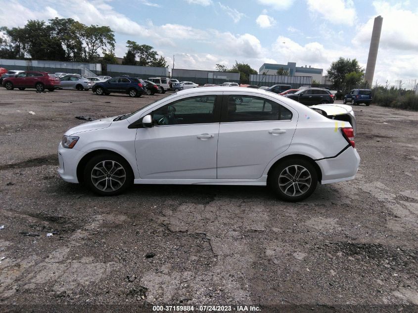 2019 CHEVROLET SONIC LT - 1G1JD5SB1K4150434