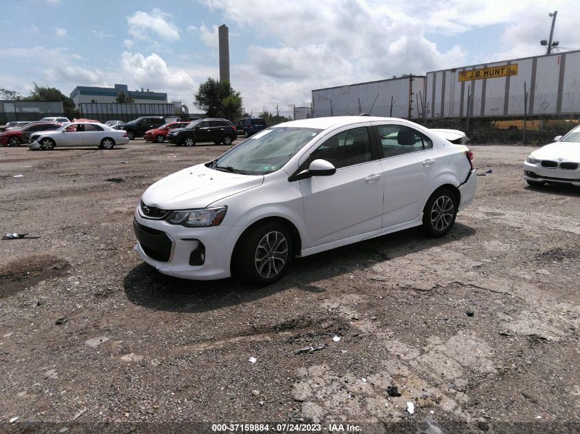 2019 CHEVROLET SONIC LT - 1G1JD5SB1K4150434