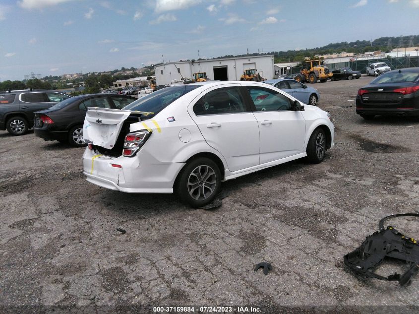 2019 CHEVROLET SONIC LT - 1G1JD5SB1K4150434