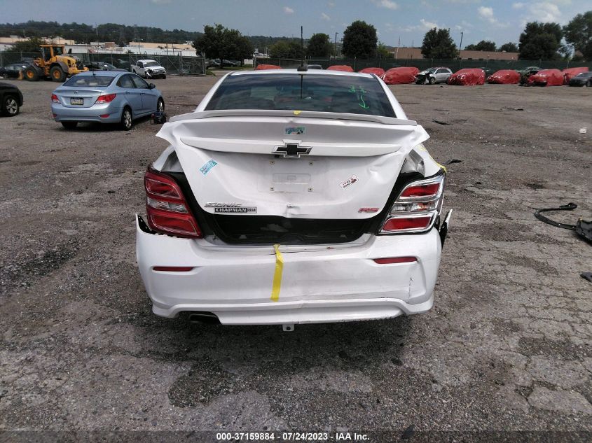 2019 CHEVROLET SONIC LT - 1G1JD5SB1K4150434