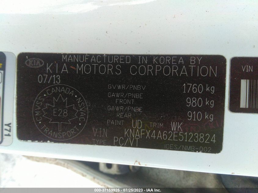 2014 KIA FORTE LX - KNAFX4A62E5123824