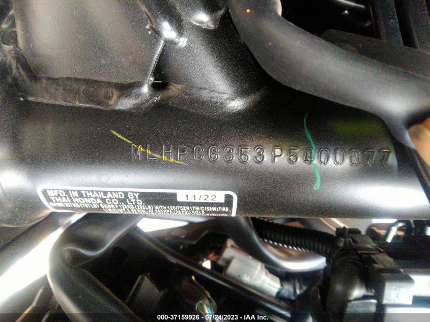 2023 HONDA CB500 FA MLHPC6353P5400077