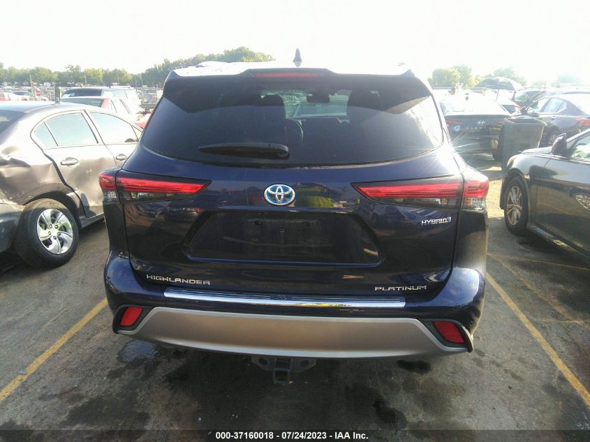 5TDFARAHXMS007380 Toyota Highlander HYBRID PLATINUM 15