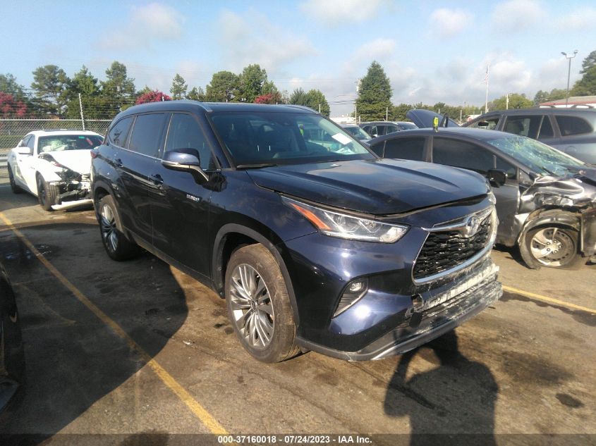 5TDFARAHXMS007380 Toyota Highlander HYBRID PLATINUM