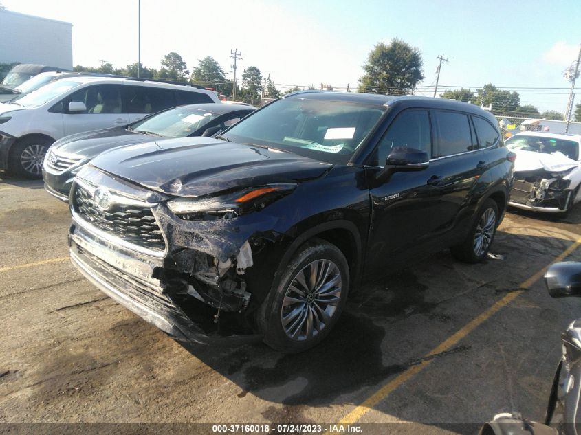 5TDFARAHXMS007380 Toyota Highlander HYBRID PLATINUM 2