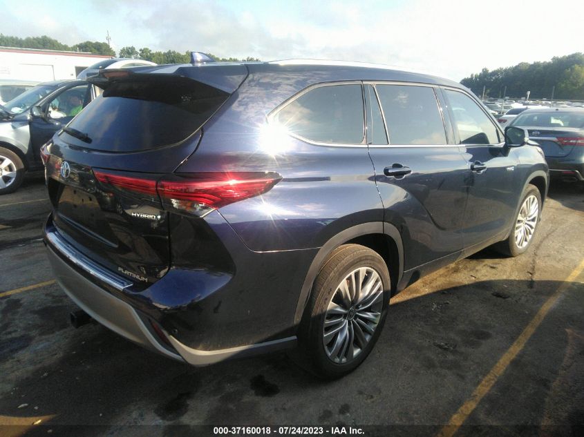 5TDFARAHXMS007380 Toyota Highlander HYBRID PLATINUM 4