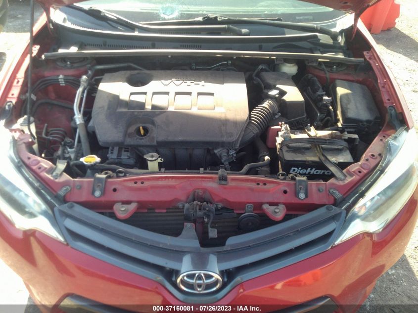 2015 TOYOTA COROLLA L/LE/S/S PLUS/LE PLUS - 5YFBURHEXFP349151
