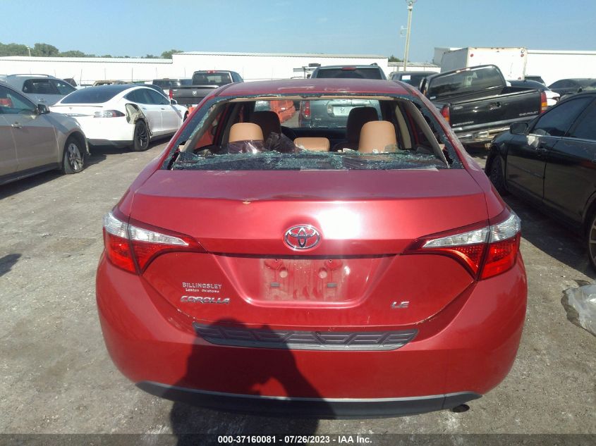 2015 TOYOTA COROLLA L/LE/S/S PLUS/LE PLUS - 5YFBURHEXFP349151