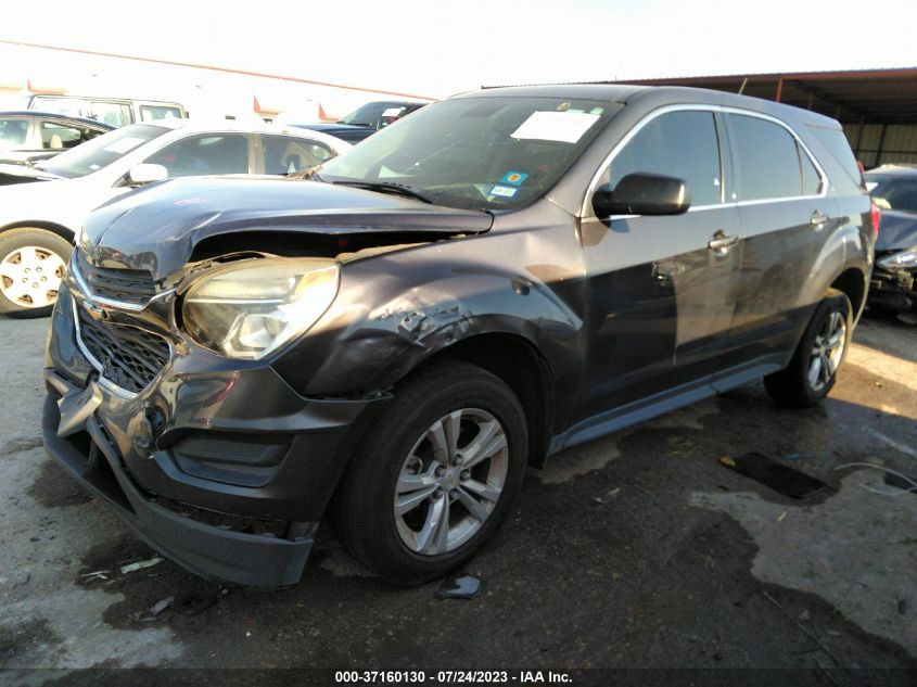 2016 CHEVROLET EQUINOX LS - 2GNALBEK3G6185610