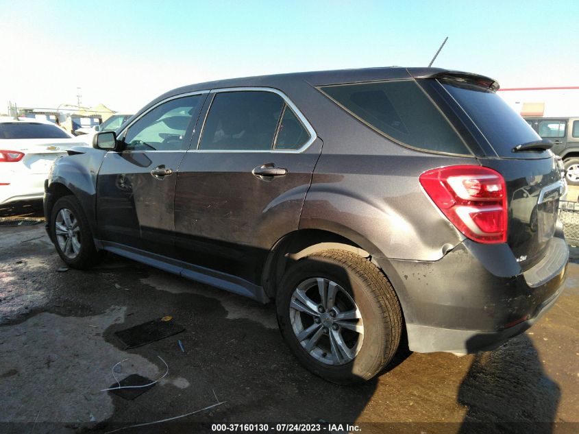 2016 CHEVROLET EQUINOX LS - 2GNALBEK3G6185610