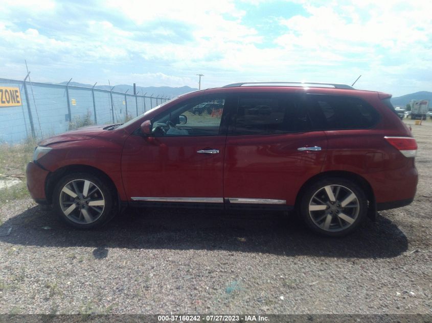 2014 NISSAN PATHFINDER PLATINUM - 5N1AR2MM2EC648931