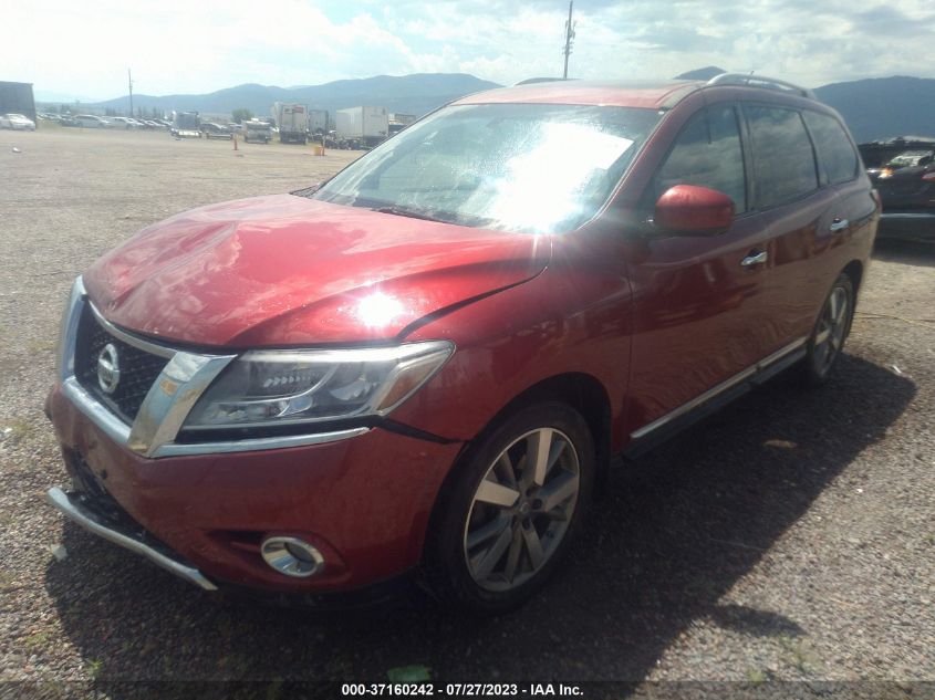 2014 NISSAN PATHFINDER PLATINUM - 5N1AR2MM2EC648931