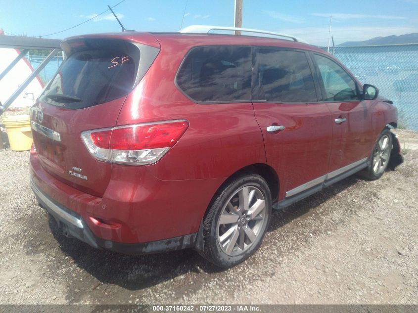 2014 NISSAN PATHFINDER PLATINUM - 5N1AR2MM2EC648931