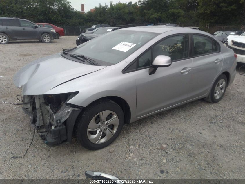 2013 HONDA CIVIC SDN LX - 19XFB2F57DE067050