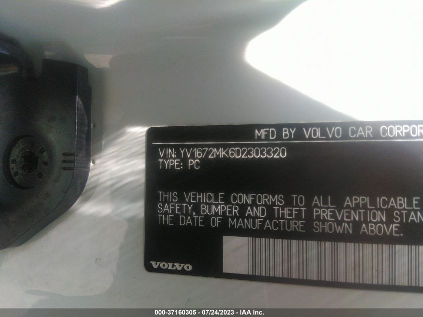 2013 VOLVO C30 T5 - YV1672MK6D2303320