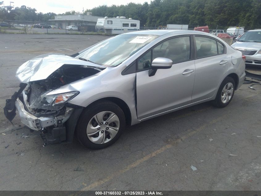 2015 HONDA CIVIC SEDAN LX - 19XFB2F58FE230484