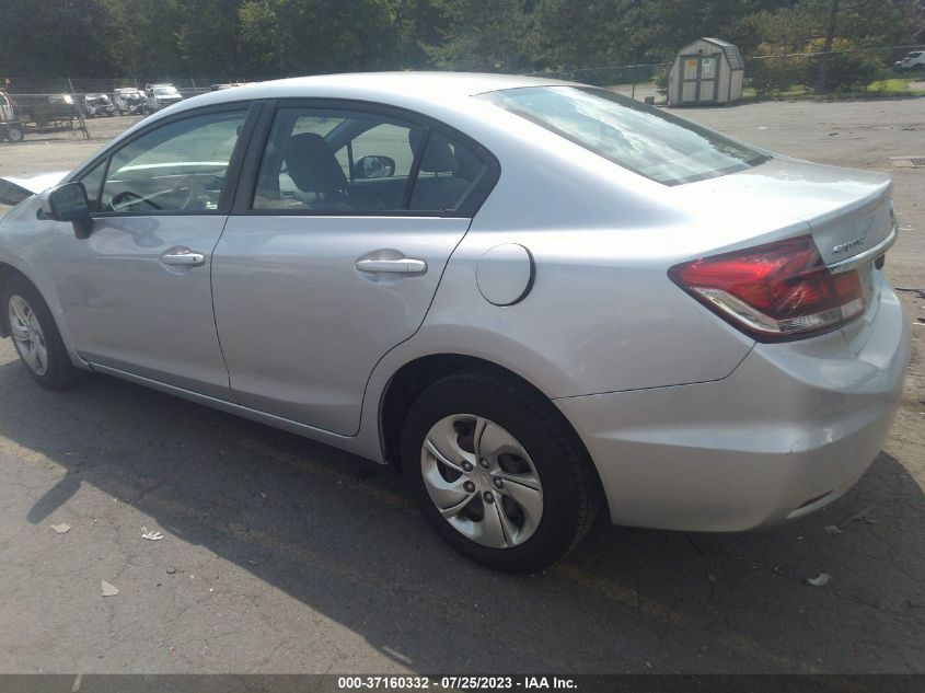 2015 HONDA CIVIC SEDAN LX - 19XFB2F58FE230484