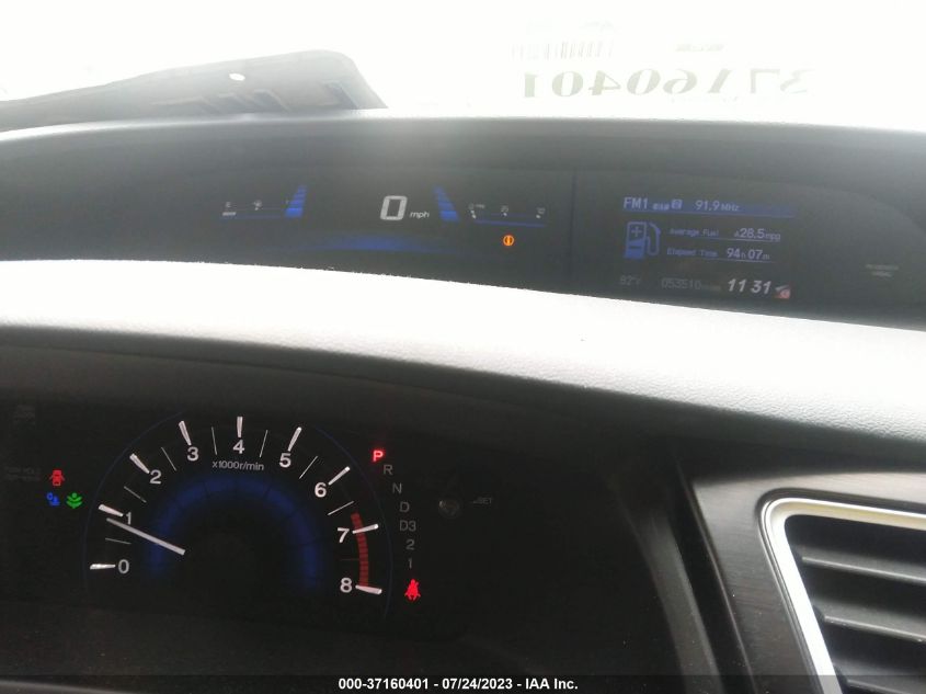 2013 HONDA CIVIC SDN LX - 19XFB2F52DE205769