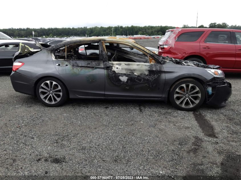 2015 HONDA ACCORD SEDAN SPORT - 1HGCR2F59FA244493