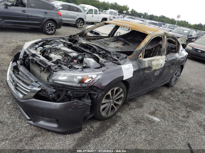 2015 HONDA ACCORD SEDAN SPORT - 1HGCR2F59FA244493