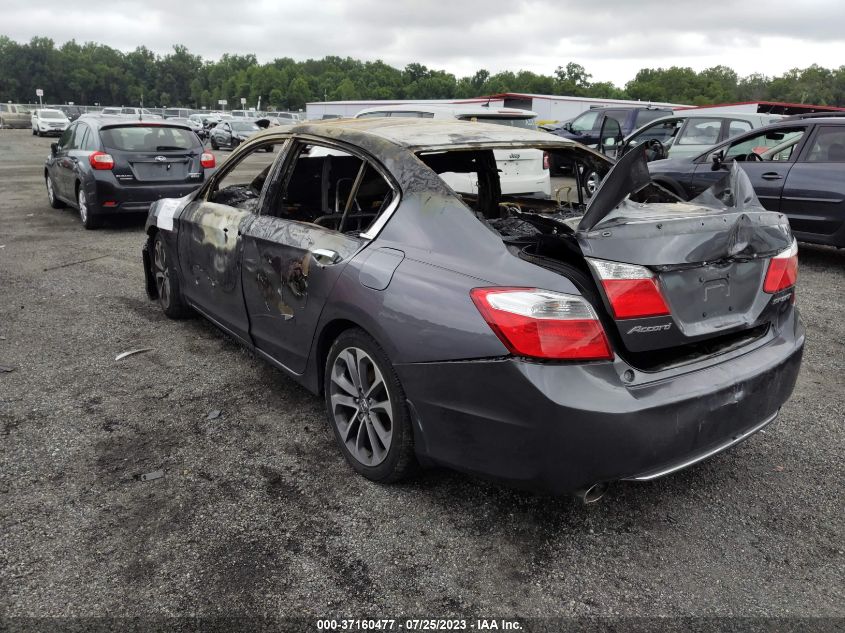 2015 HONDA ACCORD SEDAN SPORT - 1HGCR2F59FA244493