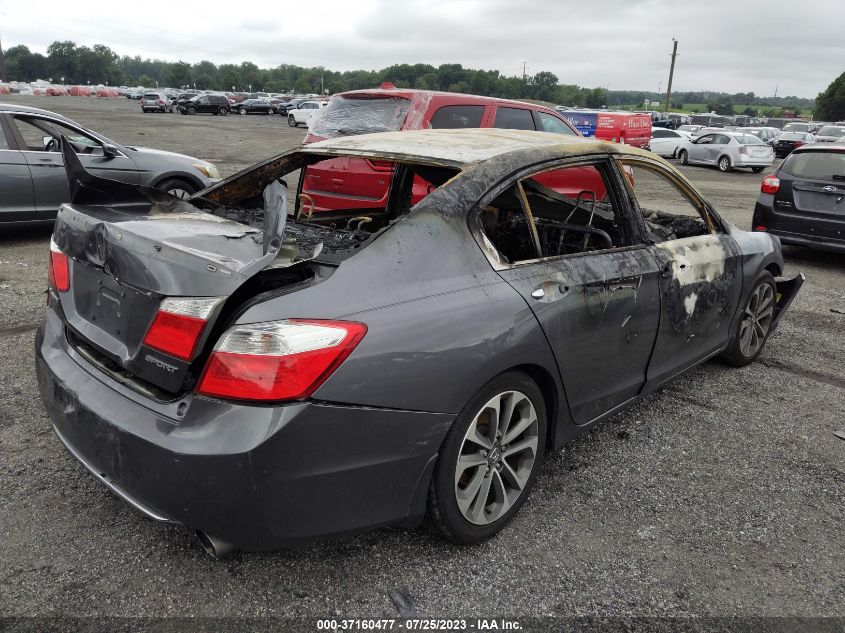 2015 HONDA ACCORD SEDAN SPORT - 1HGCR2F59FA244493