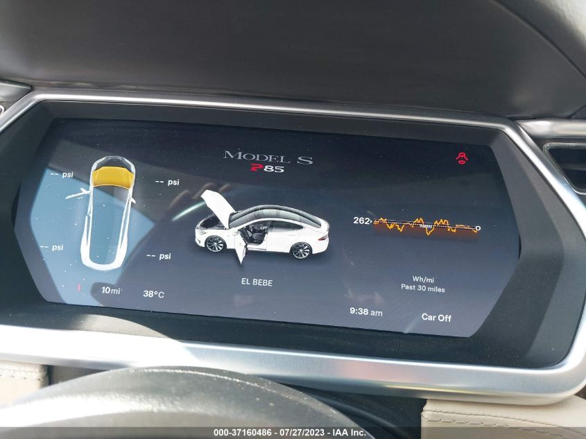 2013 TESLA MODEL S PERFORMANCE - 5YJSA1DPXDFP05334