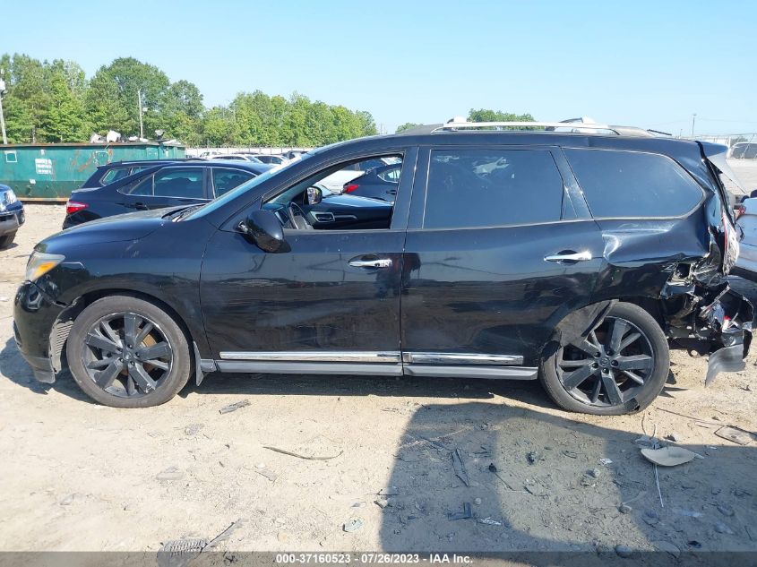 2014 NISSAN PATHFINDER PLATINUM - 5N1AR2MM1EC616293