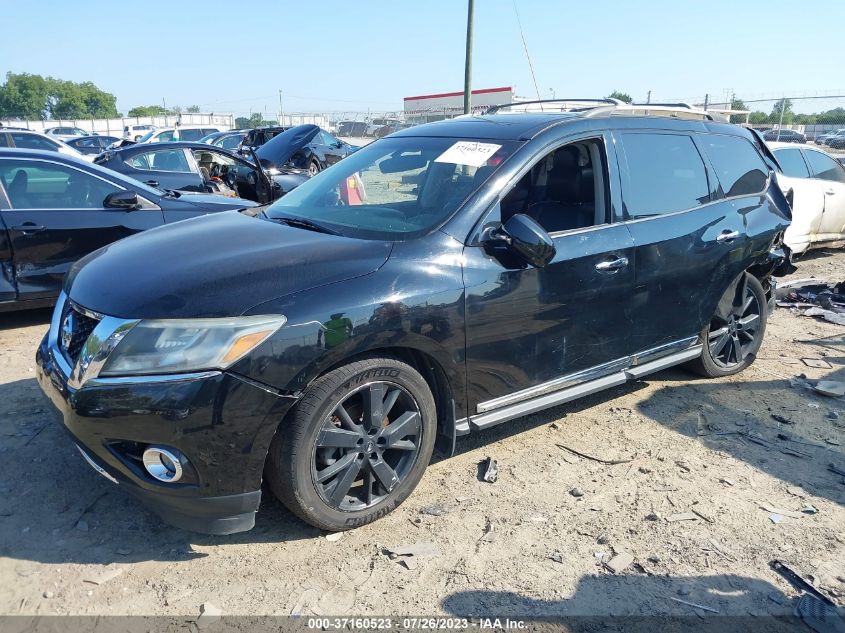 2014 NISSAN PATHFINDER PLATINUM - 5N1AR2MM1EC616293