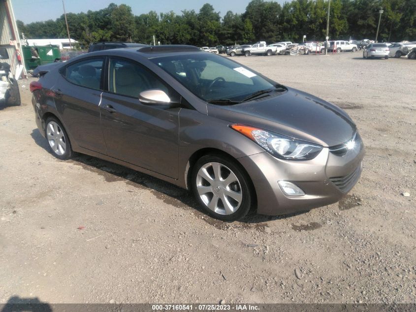 2013 HYUNDAI ELANTRA LIMITED - 5NPDH4AE2DH199721